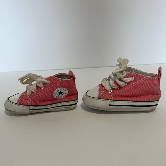 Baby Converse All Star Chuck Taylor Pink Size One - Picture 4 of 9